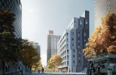 nArchitects micro units_MMNY_Render-Looking-West